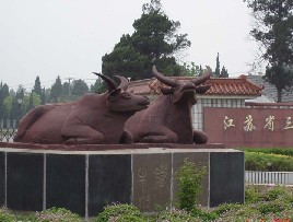 洪泽湖镇水铁牛